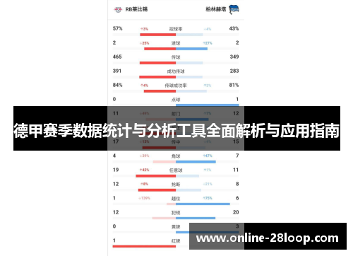 德甲赛季数据统计与分析工具全面解析与应用指南